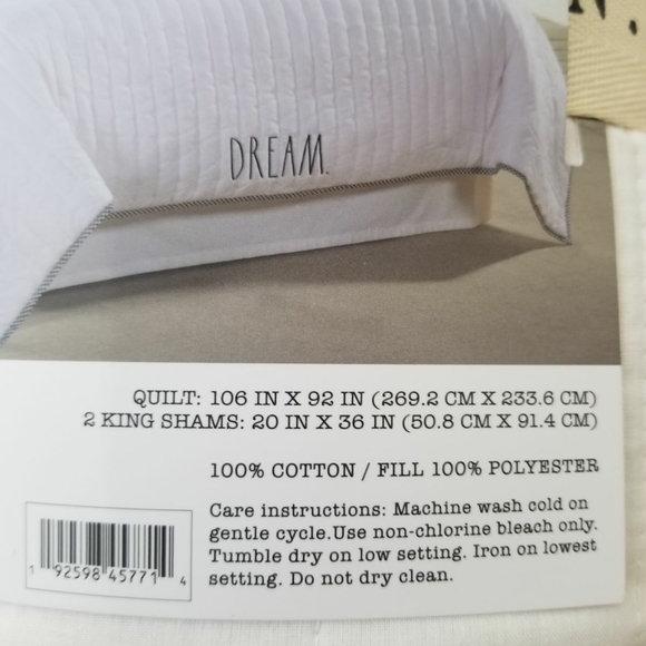 Rae Dunn Bedding Rae Dunn Sweet Dreams Quilt Set Poshmark